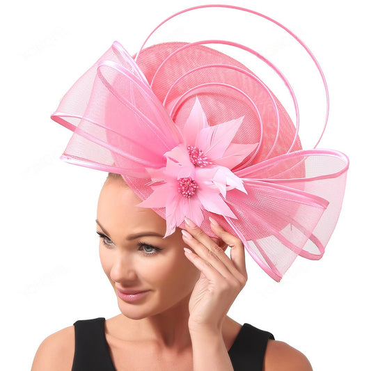 Elegant Woman Derby Fascinator Royal Ascot fascinator, Wedding Hat Women's Tea Party Hat, Derby Hat, Fancy Hat, Kentucky Derby Fashion